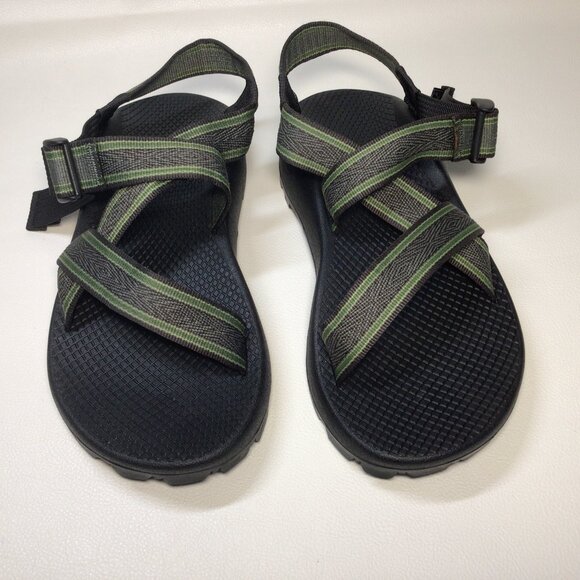 Chaco Sandals Z1 Vibram Sole Adjustable Strap Green Mens Size 7 NEW - Picture 4 of 10